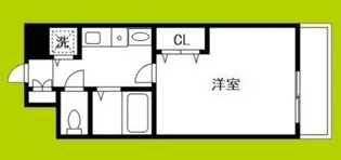 エイペックス天神橋Ⅰ【8階】の間取り
