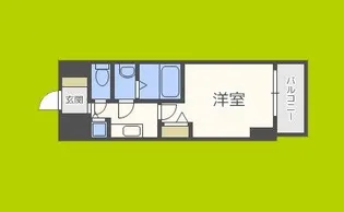 エス・キュート京町堀【12階】の間取り