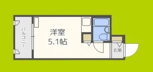 メビウス天王寺西レジデンス【9階】の間取り