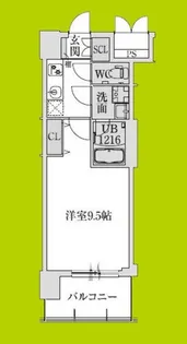 スプランディッド堺東3【7階】の間取り