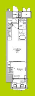 ルフォンプログレ天満橋マークス【5階】の間取り