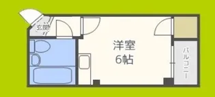 コルベール玉出【2階】の間取り