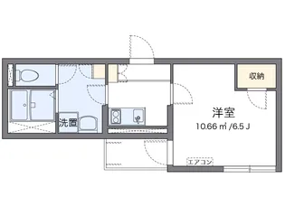クレイノ清水せいわ【2階】の間取り