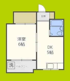 アパートメント東住吉IV【1階】の間取り