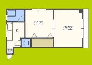 道頓堀プラザ【5階】の間取り