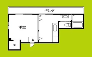 野里ビル【5階】の間取り
