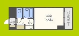 ロイヤルハイツ西淡路PartII【7階】の間取り