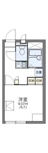 レオパレスパークハイム鷹合【2階】の間取り