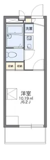 レオパレスすばる【2階】の間取り