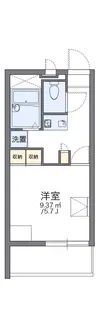 レオパレス白糸【3階】の間取り