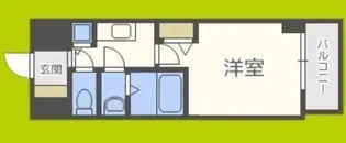 エス・キュート京町堀【12階】の間取り