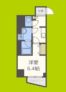 フォレステージュ北堀江【8階】の間取り