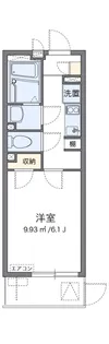 レオネクスト舟橋【1階】の間取り