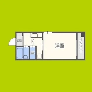 エスリード梅田東【8階】の間取り