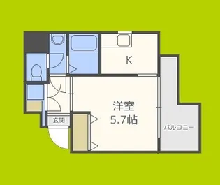 I-DIL NAKANOSHIMA EAST【13階】の間取り