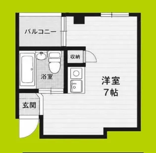 シティコーポ上汐【5階】の間取り