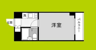 シティピア玉造【7階】の間取り