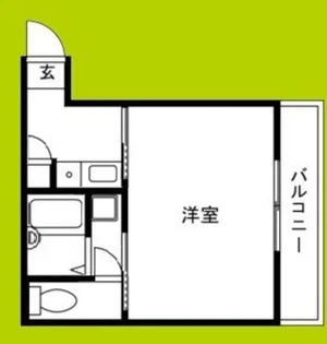 ハーベスト長居【2階】の間取り
