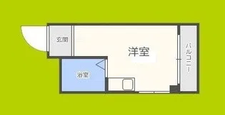 YOUハイム東巽【2階】の間取り