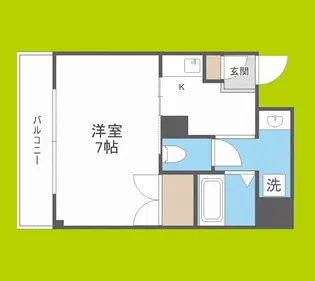 MIYO87天下茶屋【4階】の間取り
