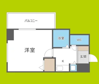 リーガル都島【9階】の間取り