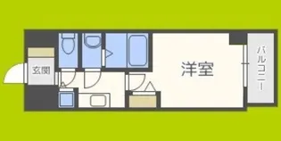 エス・キュート京町堀【11階】の間取り