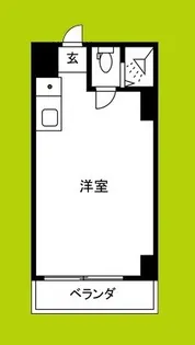 エクセレント上新6【4階】の間取り