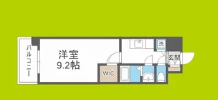 アーデンタワー靭公園【10階】の間取り