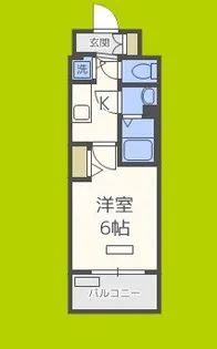 プレサンス北堀江【3階】の間取り