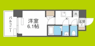 プレサンス南堀江ザ・センス【7階】の間取り