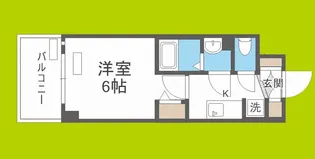プレサンス南堀江ザ・センス【7階】の間取り