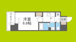 プレサンス立売堀ベルヴィル【8階】の間取り