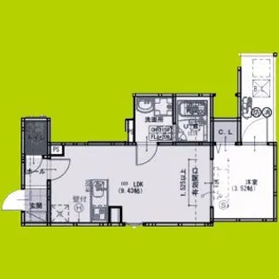 F+style藤井寺岡3号館【3階】の間取り