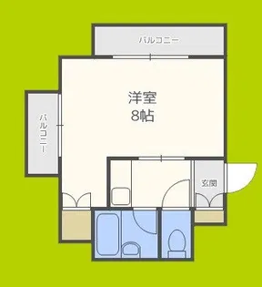 ルポ大宮【1階】の間取り
