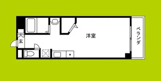 フレンテ靭公園【3階】の間取り