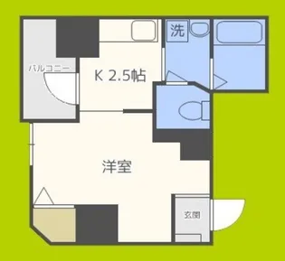 グランパシフィック毛馬【6階】の間取り
