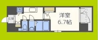エスリード松屋町SOUTH【12階】の間取り