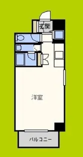 南堀江アパートメントシエロ【14階】の間取り