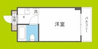 ラパンジール九条【4階】の間取り