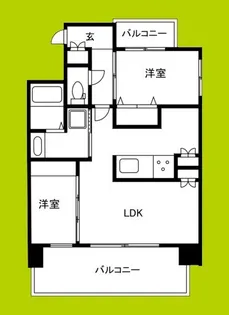 アーバネックス南堀江Ⅱ【2階】の間取り