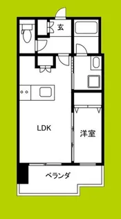 アーバネックス南堀江II【12階】の間取り