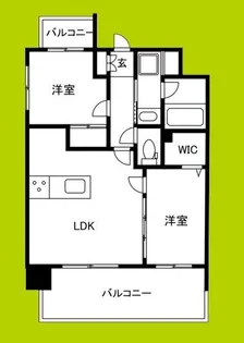 アーバネックス南堀江II【6階】の間取り