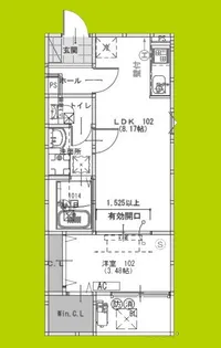F+style高見の里1号館【2階】の間取り