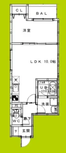 セレスタ【3階】の間取り