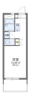 レオパレス東住吉【2階】の間取り
