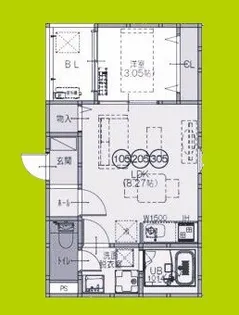 F+style東新町3号館【1階】の間取り
