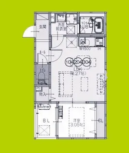 F+style東新町3号館【3階】の間取り