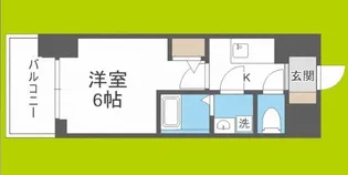 エスリードレジデンス大阪本町【8階】の間取り