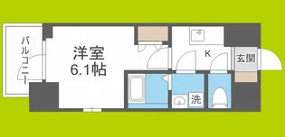エスリードレジデンス大阪本町【12階】の間取り