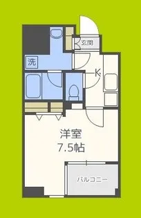 レジディア江戸堀【10階】の間取り